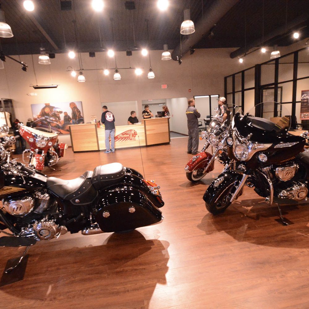 Heritage Indian Motorcycle Dealership & Showroom Nabholz Construction