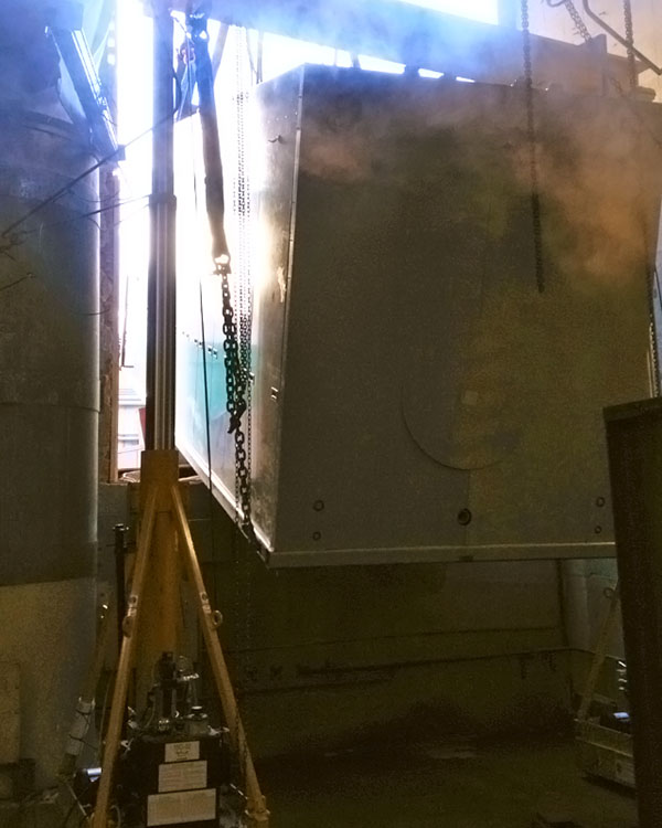 Boiler Installation at UT Memphis
