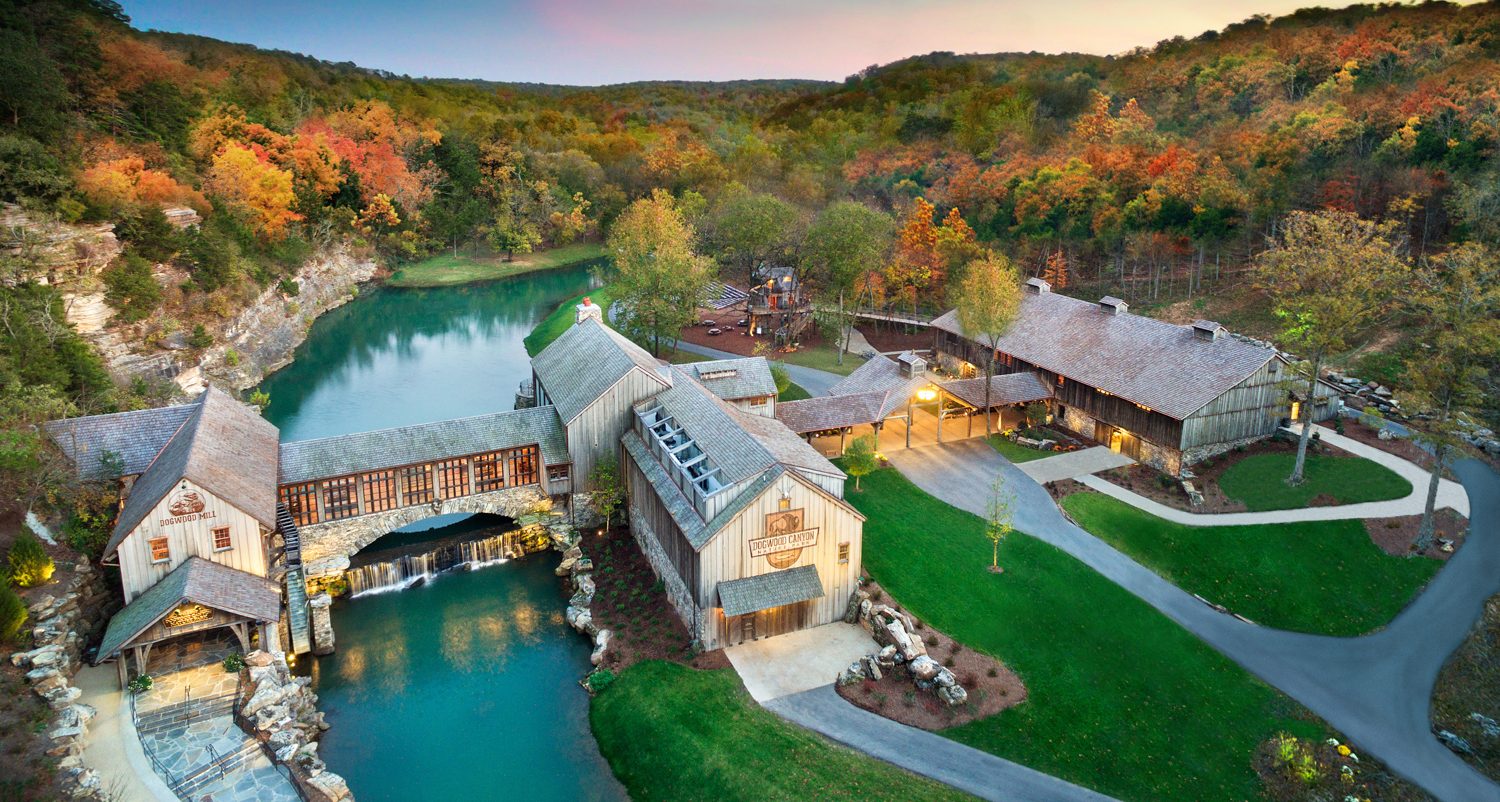 Tienda General y Molino del Parque Natural Dogwood Canyon