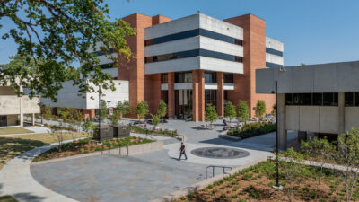 UALR Trojan Way Renovation by Nabholz's construction team in Little Rock.