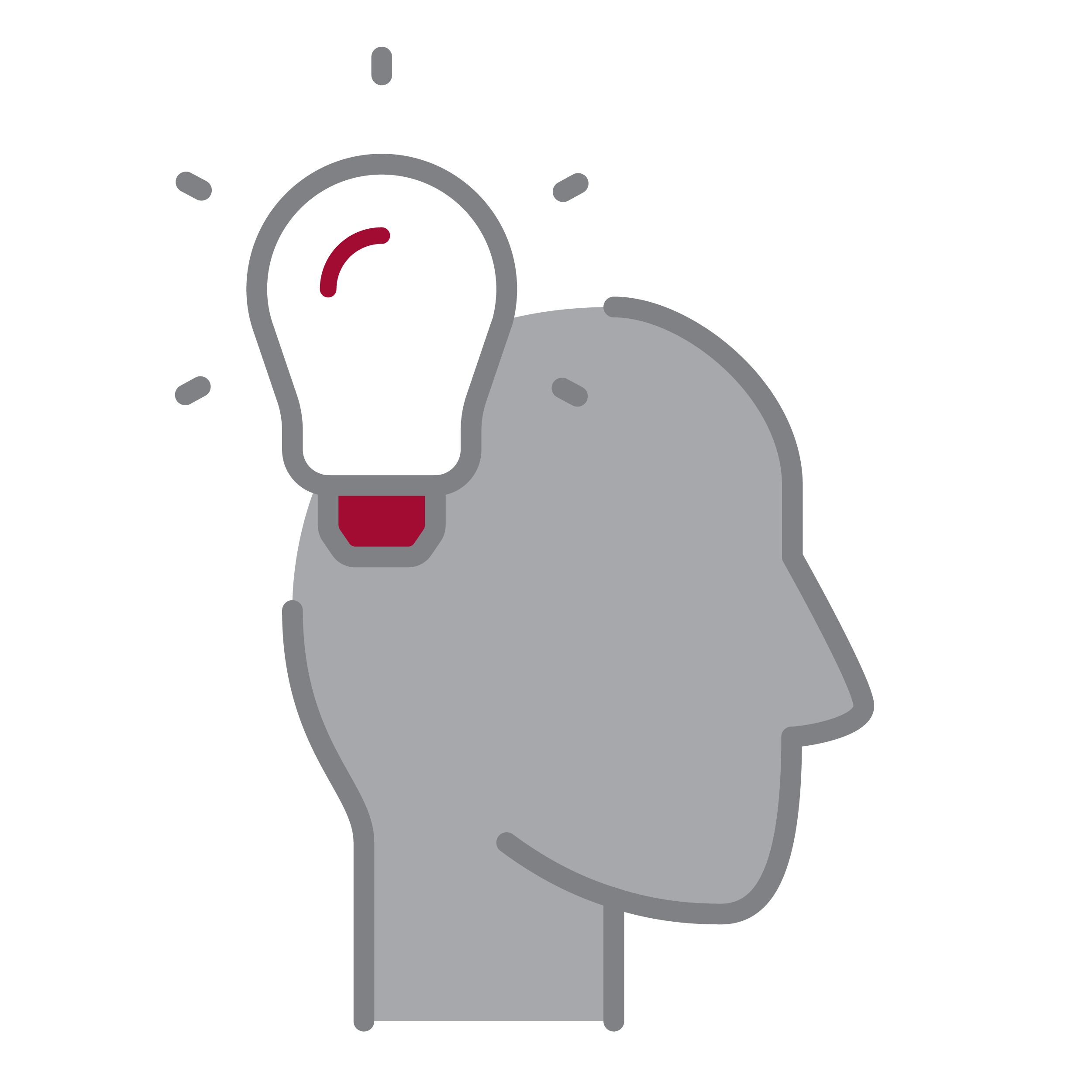 Graphic of a person with a lightbulb overhead